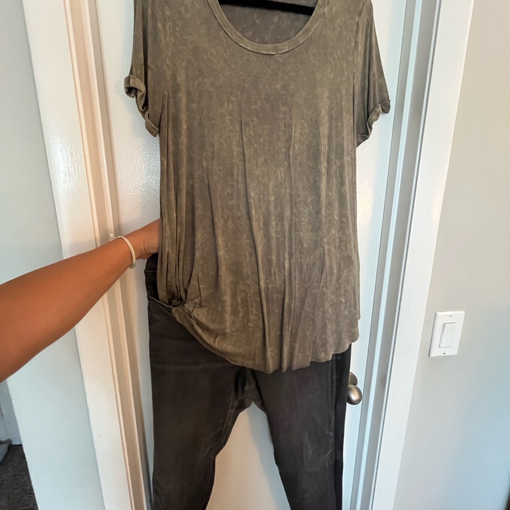 Altar'd State Taupe T-Shirt